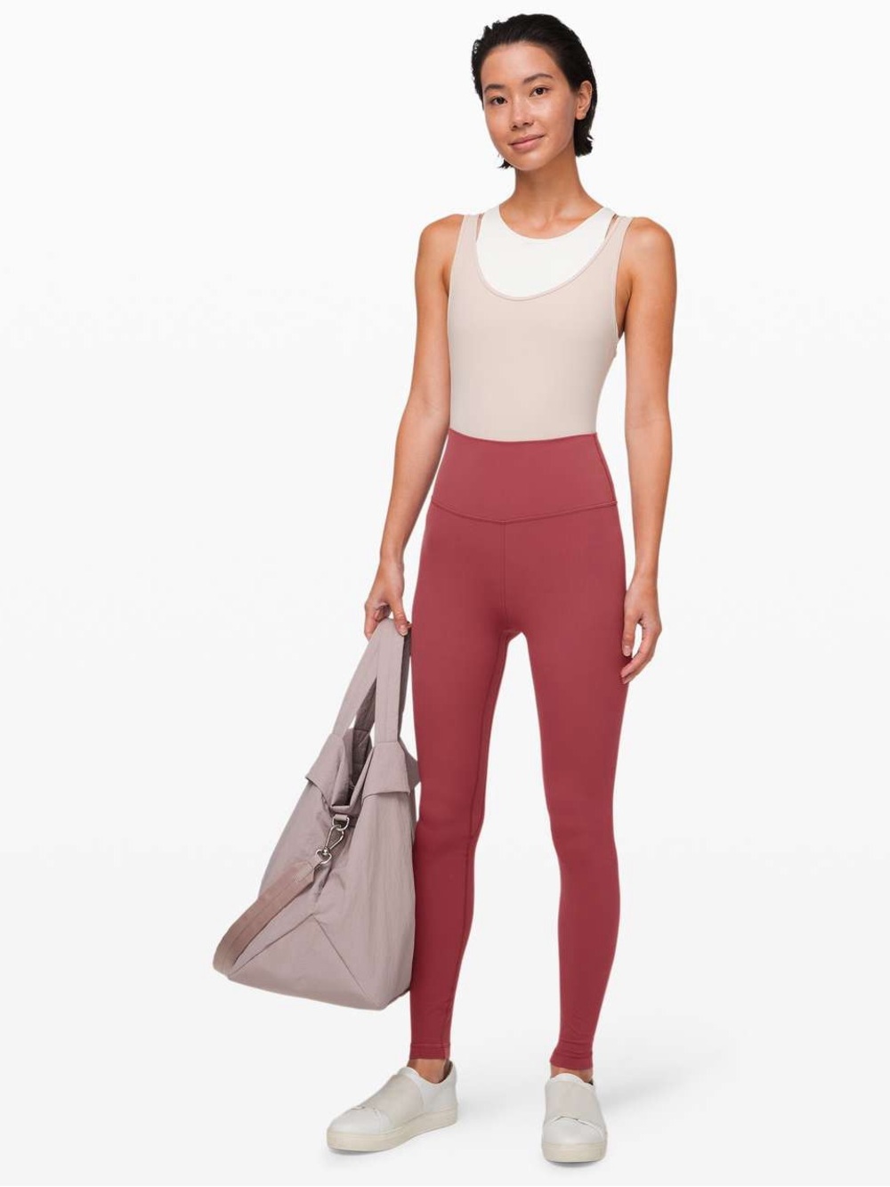 Lululemon Align Pant 25” High Rise Legging in Chianti/ Deep Rose size 4